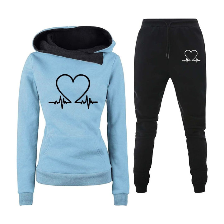 BEQUEMER ZWEITEILIGER DAMEN TRAININGSANZUG - HERBST WARMFLEX™