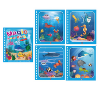 Wasser-Malbuch Set – Magischer Malspaß ohne Kleckern (4er-Set)