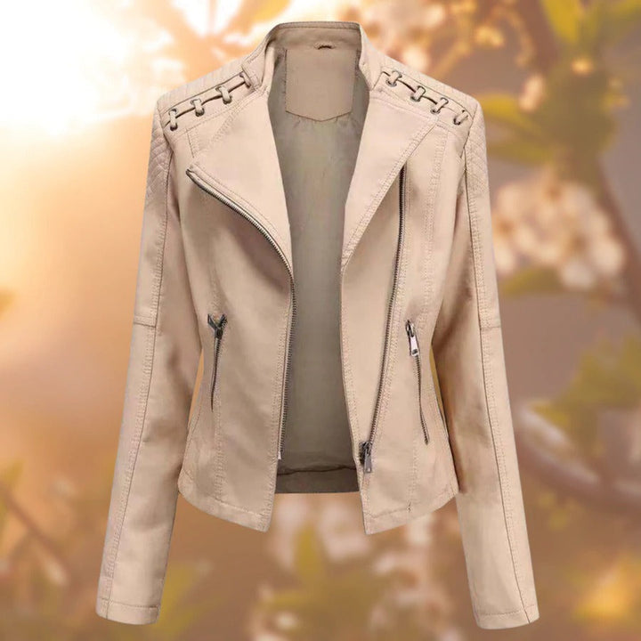 Damen-Lederjacke – Seraphina Herbstzauber