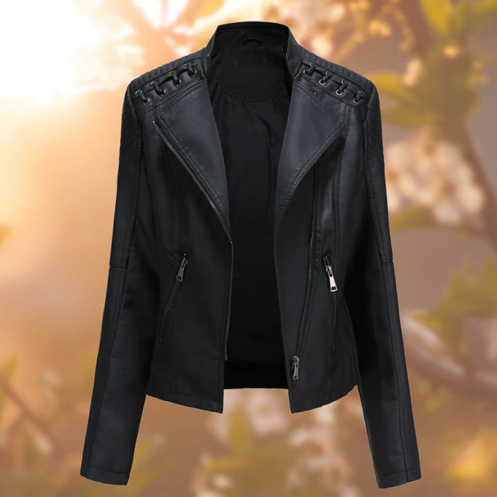 Damen-Lederjacke – Seraphina Herbstzauber