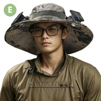 Outdoor Sonnenhut mit Eingebautem Ventilator – Sunbreeze