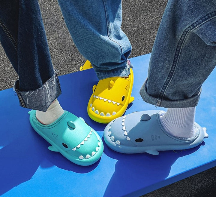 Bequeme Hausschuh-Haie für die ganze Familie – Marley