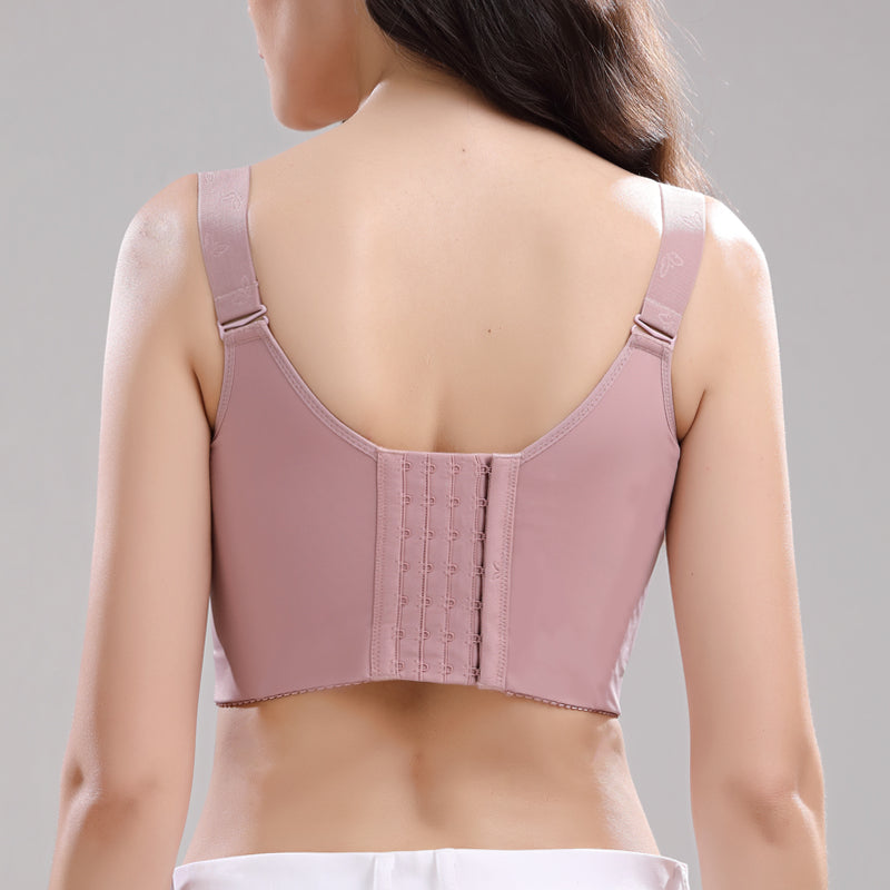 Frontverschluss-BH mit Blumenlace – Emilia