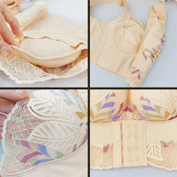 Frontverschluss-BH mit Blumenlace – Emilia