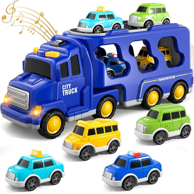Interaktiver Kinder-Spielzeugtruck mit Licht und Sound – AutoMax Leo