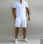 Herren Sportset Polo mit Reißverschluss und Shorts Sommerstyle - Dario