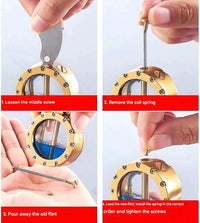 Antike transparente Feuerzeug – FlintAura