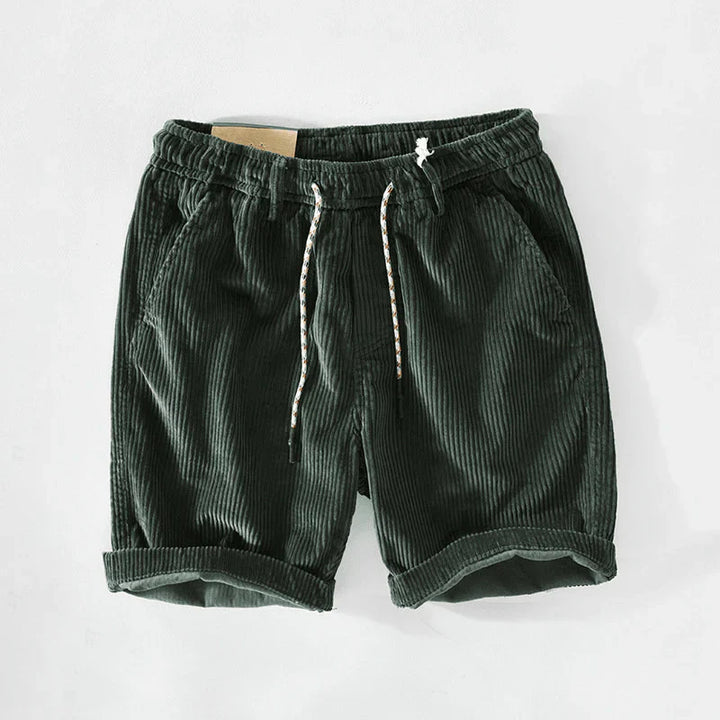 Sommer Herren Baumwollshorts mit Kordelzug – Leon