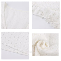 Trendy Sommer-Minikleid mit Volantärmeln – Elina