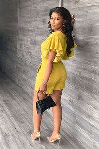 Trendiges Sommer-Zweiteiler Set mit Falten-Design – Marlene