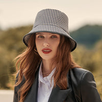 Leichter Damen-Bucket Hat aus Stoff für den Sommer – Lindsay