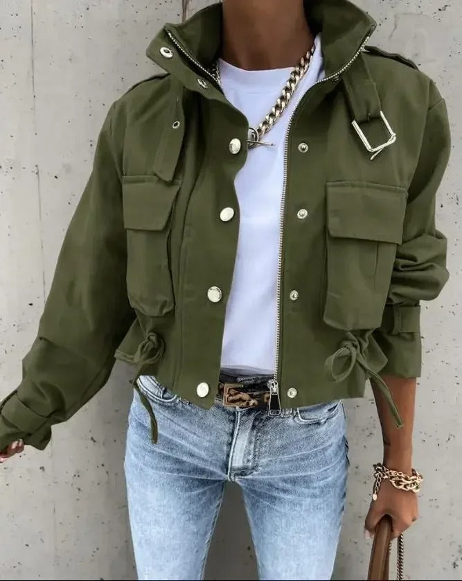 Cropped Herbstjacke mit Chic – Noëlle