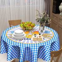 Runde Tischdecke Polyester (152 cm & 178 cm) – WiesnTisch Oktoberfest 2025