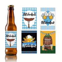 Oktoberfest Flaschenetiketten 3 Sets (je 24 Stück) – BierLabelSet Oktoberfest 2025