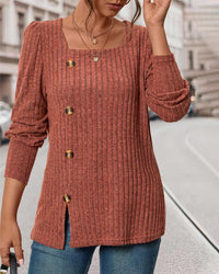 Stricktop für Damen mit Knöpfen – Mireille
