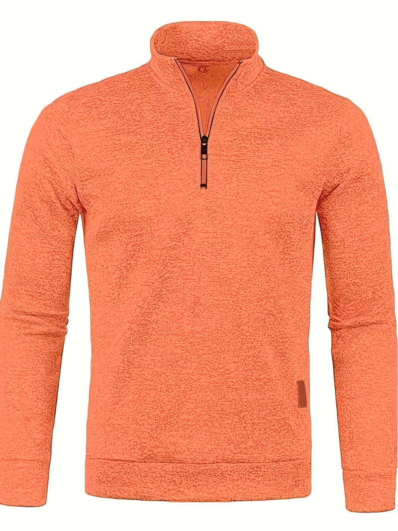 Herren Pullover mit Hals-Reißverschluss für Herbst & Winter – Matteo