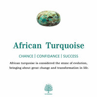 Afrikanischer Türkis Edelstein, grün-blau, Glücksbringer, Transformation, Erfolg, Naturstein