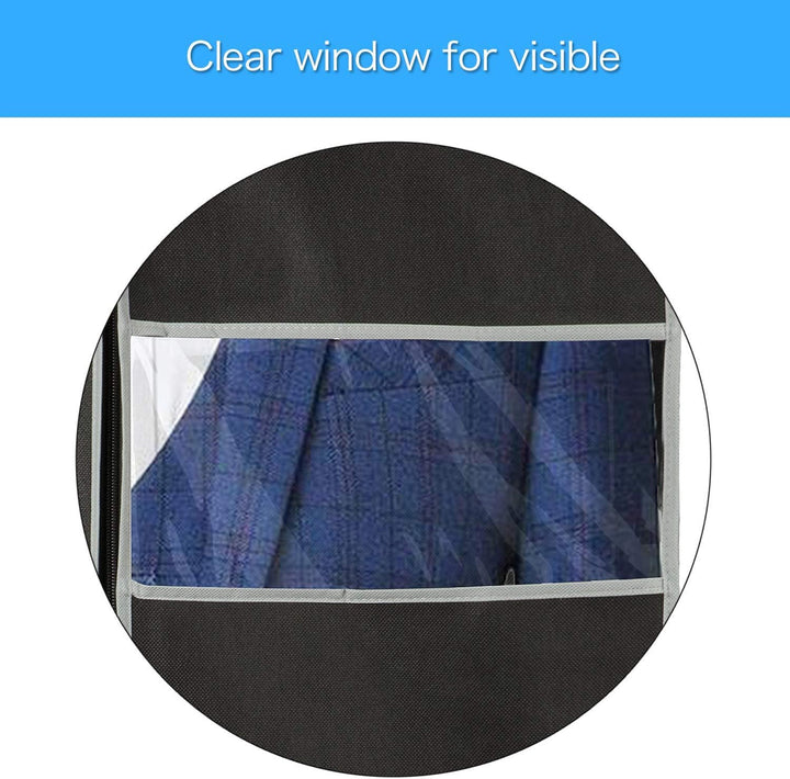 Atmungsaktive Kleidersack-Set – 5er-Pack Kleideraufbewahrungshüllen mit Sichtfenster (2 zum Preis von 1)