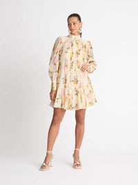 Mini Hemdkleid mit Spitzenrand – Sylvie Herbstzauber