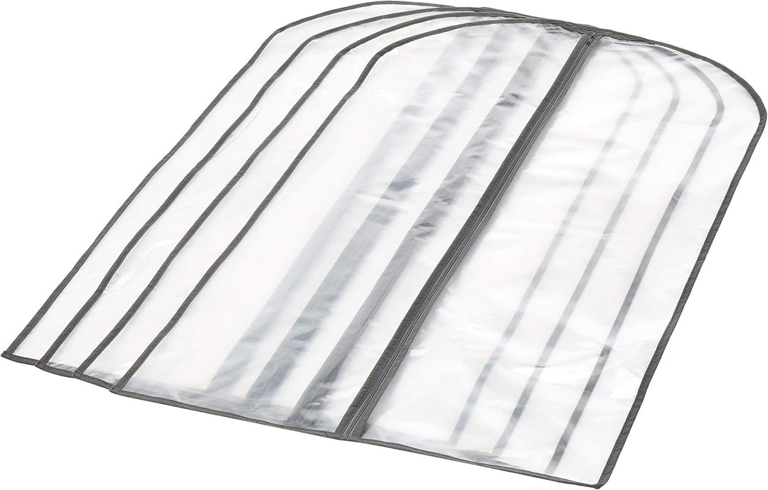 PEVA Kleideraufbewahrungstaschen Set – 5er-Pack Kleiderschutzhüllen mit Reißverschluss (Kaufe 1, Erhalte 1 GRATIS)