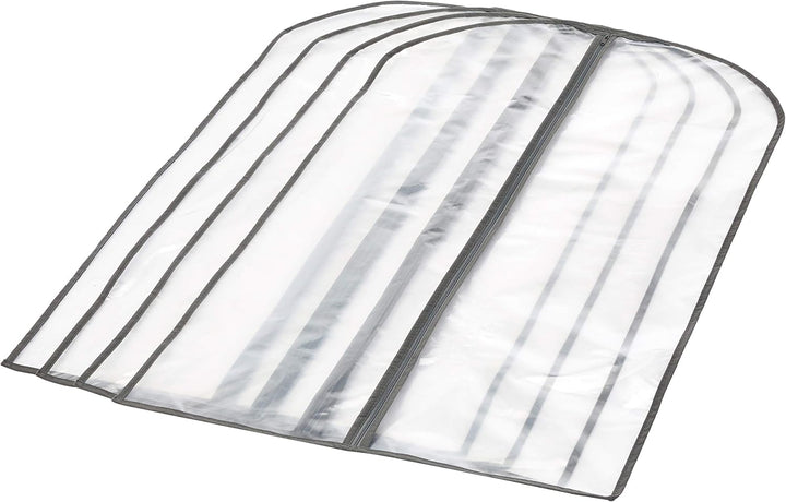 PEVA Kleideraufbewahrungstaschen Set – 5er-Pack Kleiderschutzhüllen mit Reißverschluss (Kaufe 1, Erhalte 1 GRATIS)