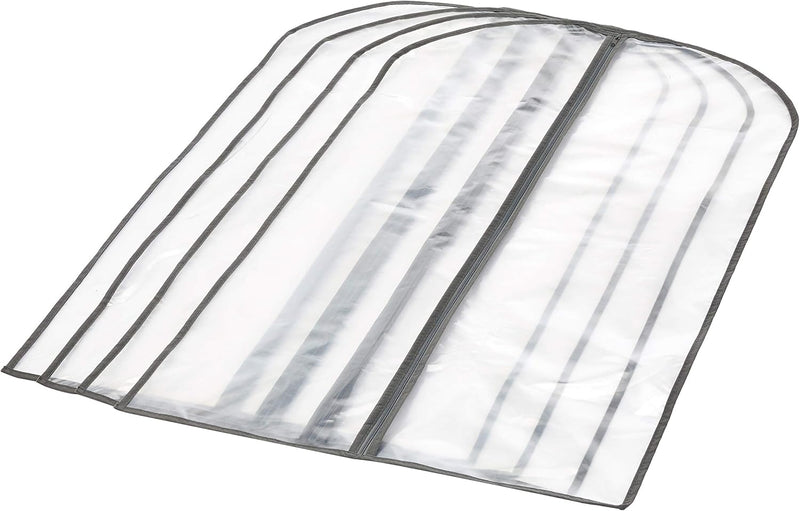 PEVA Kleideraufbewahrungstaschen Set – 5er-Pack Kleiderschutzhüllen mit Reißverschluss (Kaufe 1, Erhalte 1 GRATIS)