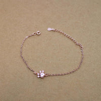 Roségoldenes Armband mit Herzanhänger, zierlich, Damen-Schmuck, Geschenkidee.