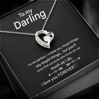 Stilvolle Herzkette - Amara