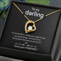 Stilvolle Herzkette - Amara