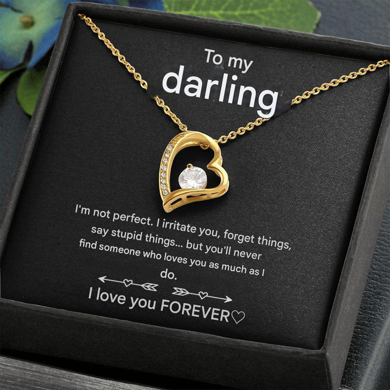 Stilvolle Herzkette - Amara