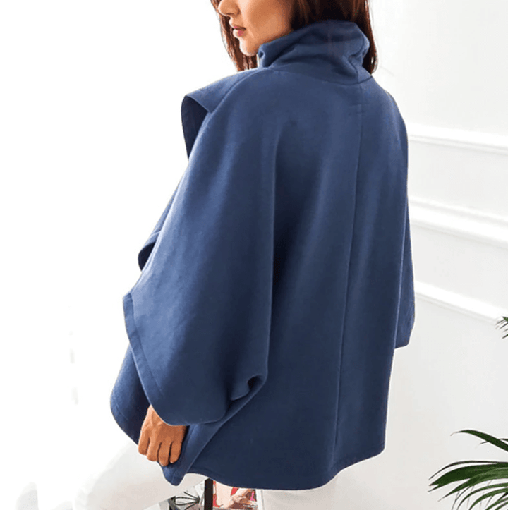 Asymmetrischer Damen Rollkragenpullover – Herbstzauber Mara