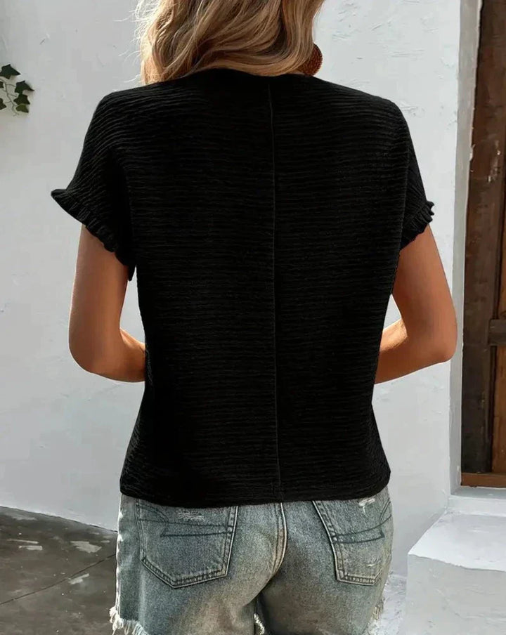 Weiches Baumwoll-Damen-T-Shirt – Élodie