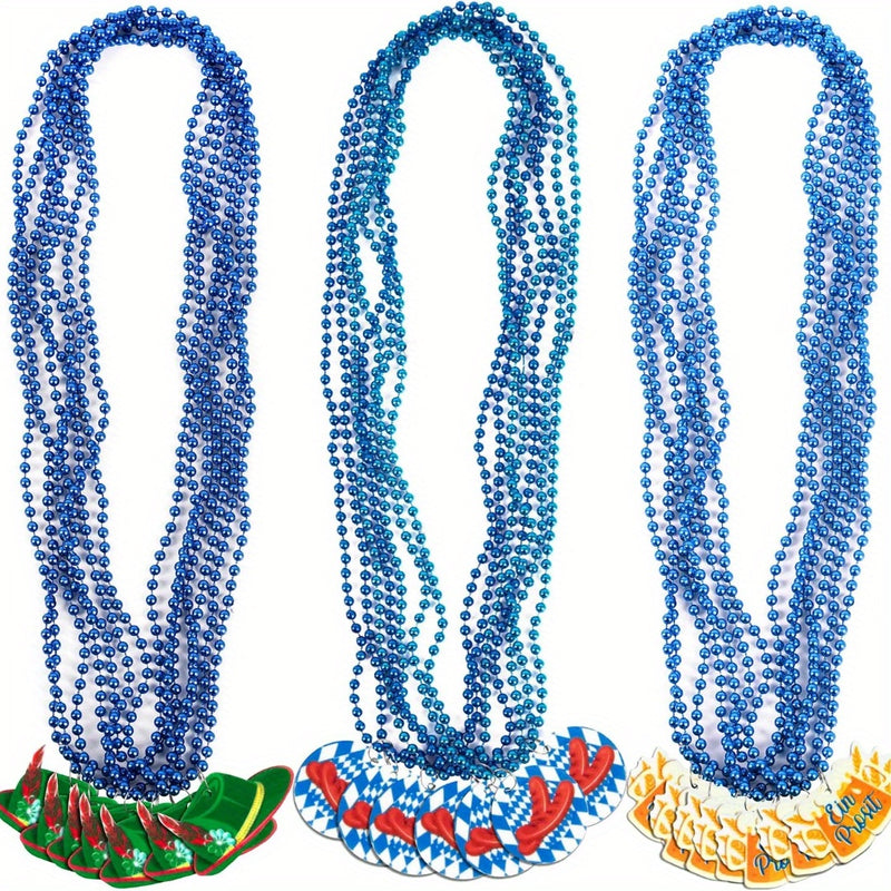 Party Halsketten Set (21 Stück) – WiesnGlanz Oktoberfest 2025
