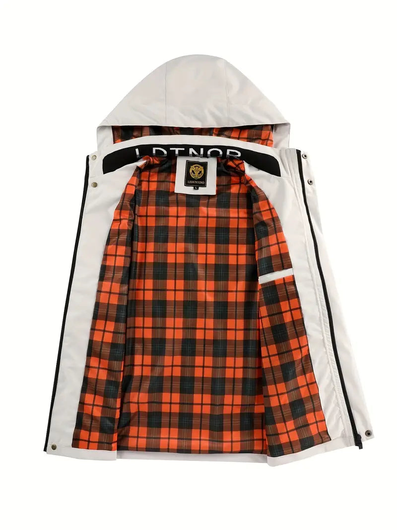 Leichte Herren Outdoorjacke wind- & wasserdicht mit Kapuze – Torben