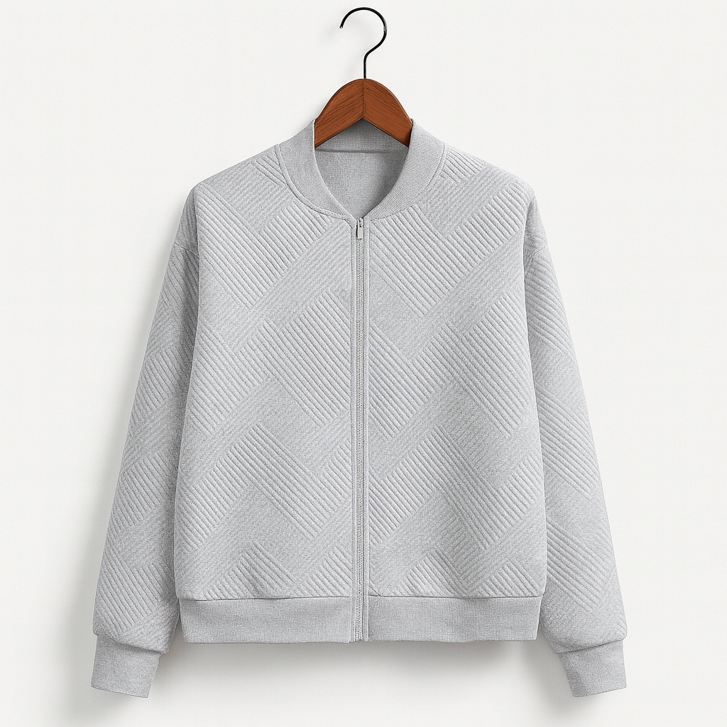 Stilvolle Damen Zip-Up-Jacke – Rivka Herbstedition