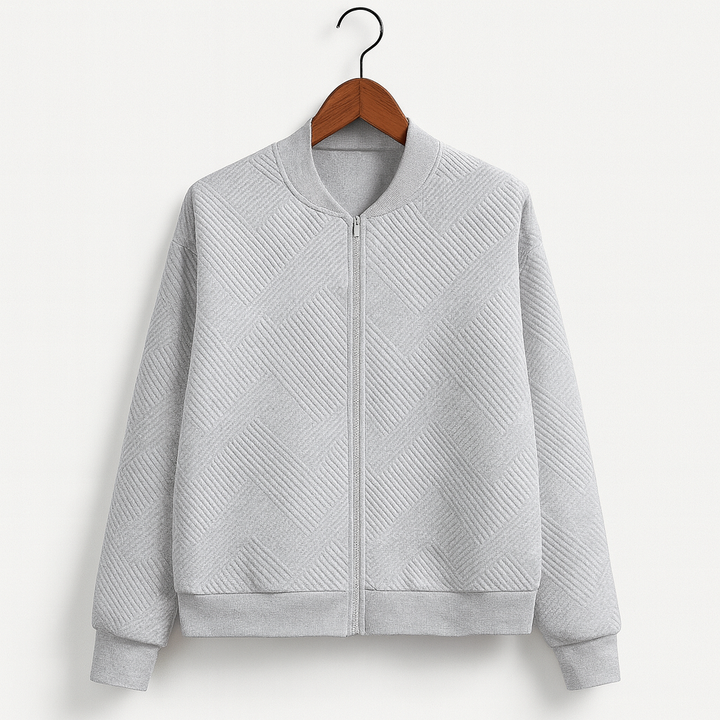 Stilvolle Damen Zip-Up-Jacke – Rivka Herbstedition