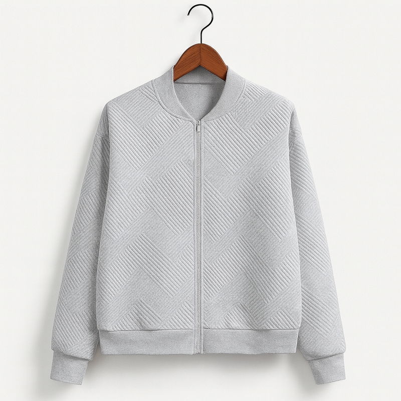 Stilvolle Damen Zip-Up-Jacke – Rivka Herbstedition