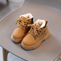 Wasserfeste Fleece-Herbststiefel für Jungen – Mit Warmfutter & Profilsohle