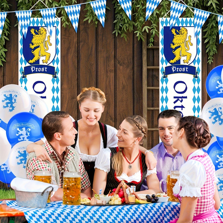 Tischdecken Set (5 Stück, 137×274 cm) – WiesnTafel Oktoberfest 2025