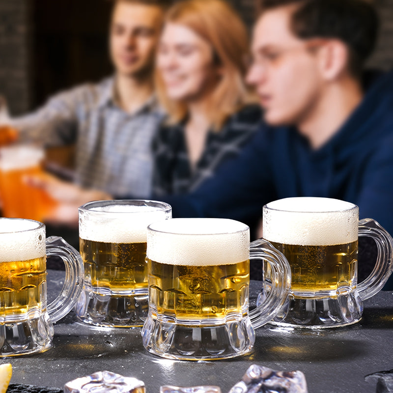 30 Stück Klare Plastik Mini-Bierkrüge – MiniKrug30 Oktoberfest 2025
