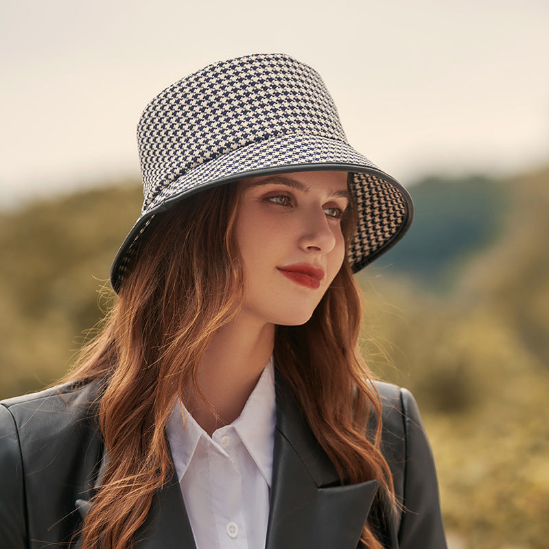 Leichter Damen-Bucket Hat aus Stoff für den Sommer – Lindsay
