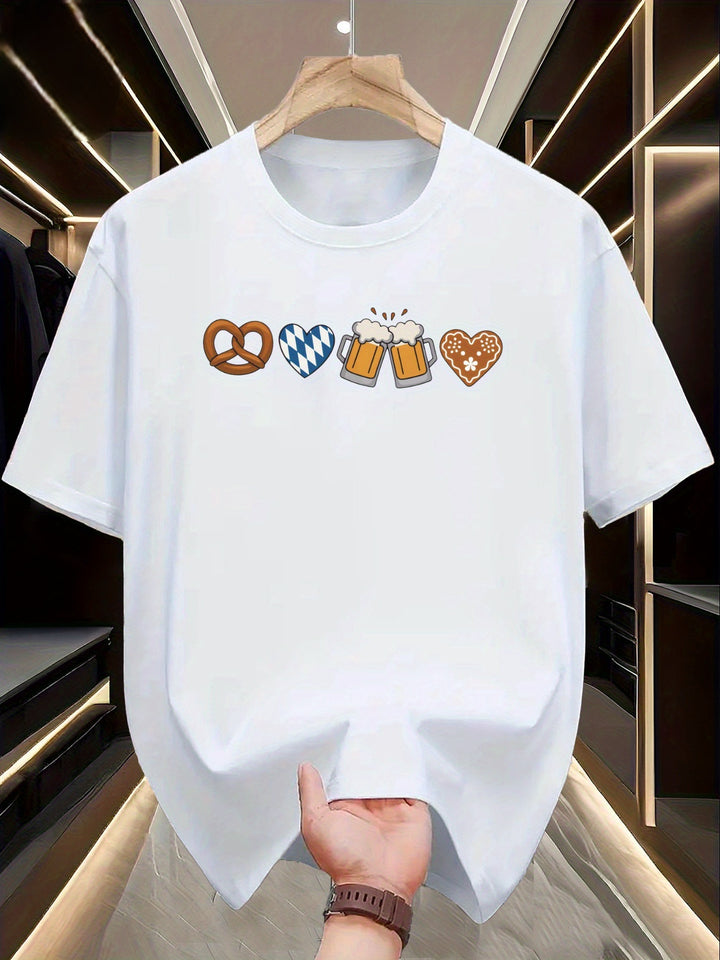 Herren Grafik T-Shirt aus 100% Baumwolle – Franz Oktoberfest 2025