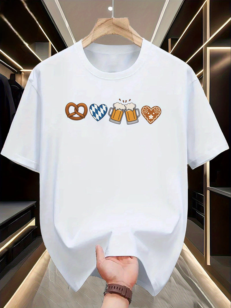 Herren Grafik T-Shirt aus 100% Baumwolle – Franz Oktoberfest 2025