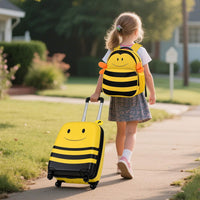 Kinder 2-teiliges Ride-On Koffer- und Reiserucksack-Set mit Spinnerrollen