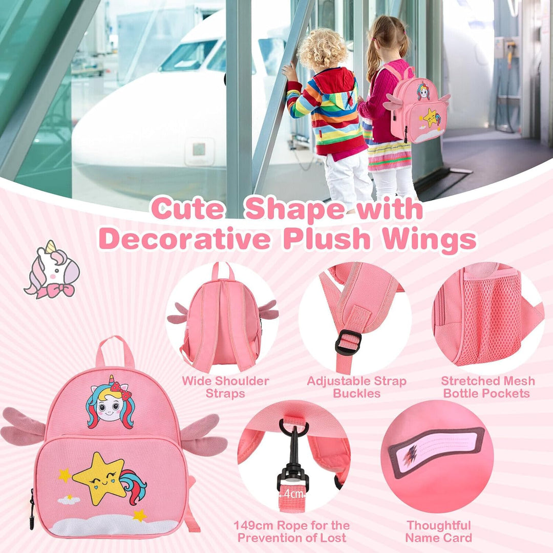 Kinder 2-teiliges Ride-On Koffer- und Reiserucksack-Set mit Spinnerrollen