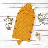 Winterlicher gestrickter Babyschlafsack – Livia