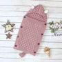 Winterlicher gestrickter Babyschlafsack – Livia