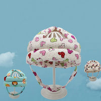Baby-Schutzhelm, bunt bedruckt, verstellbar, für Kleinkinder, Sicherheitshelm, Kopfschutz.
