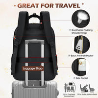 Wasserfester Reiserucksack mit Laptopfach und mehreren Fächern – AeroFlex-Serie