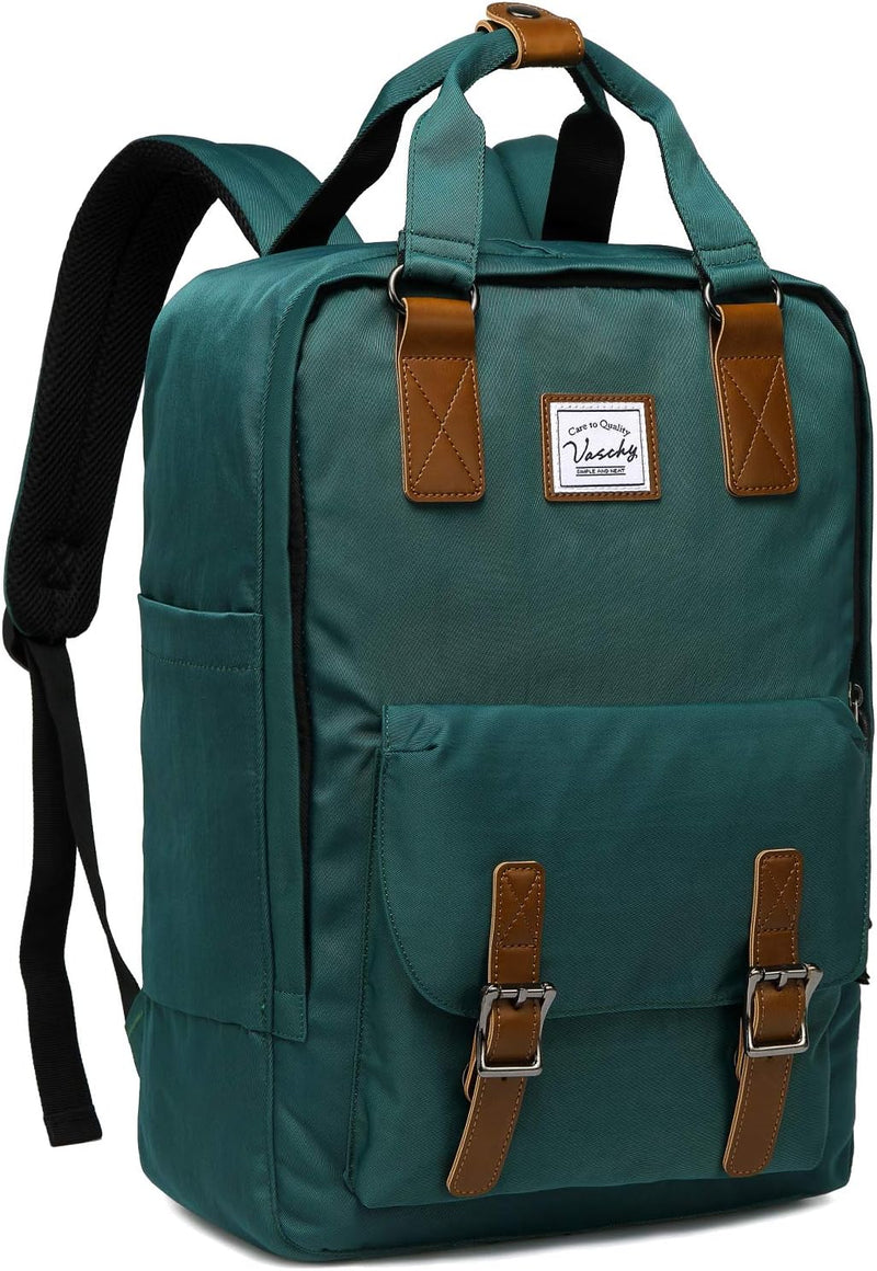 15,6” Wasserdichter Vintage Laptop-Rucksack mit Organizer-Fächern – UrbanEase